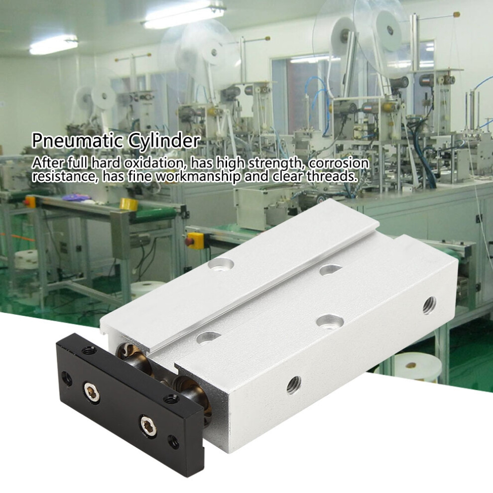 Tn10 Air Cylinder Dual Rod Pneumatic Cylinder 75Mm Stroke Double Acting 8771379707976