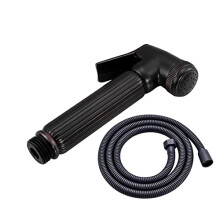 Oil Rubbed Bronze Handheld Bidet Sprayer Set Corrosion Resistant Brass Toilet Faucet KD1496 Set 2