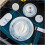 Ceramic Dinnerware Set 8 Inch Plum Blossom Design Plate Microwave Dishwasher Safe Tableware 3