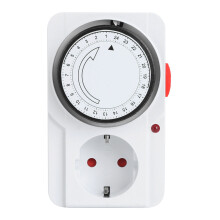 Mechanischer Countdown-Schalter, energiesparende programmierbare Steckdose, hohe Störfestigkeit für stabilen Betrieb auch unter rauen Bedingungen,