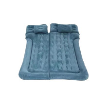 Car Inflatable Mattress SUV Air Bed for Camping and Road Trips, Foldable Back Seat Sleeping Pad, Blue