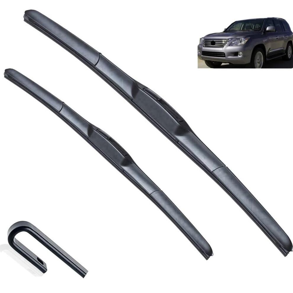 Windshield Wiper Blades For Lexus Lx470 Lx570 20002022 Clear Vision All Weather Quiet Fit 9094768979020