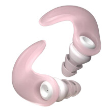 Concert Ear Plugs Reusable Silicone NoiseIsolating OvalDesigned Hearing Protection Pink 1 Count Studying Swimming