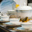 10Inch Ceramic Dinner Plate Set Blue HeatResistant ScratchResistant Microwave Dishwasher Safe 5