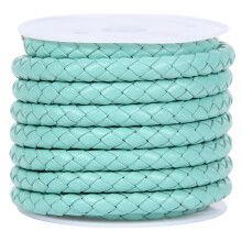 Cordon en cuir tressé style western, idéal pour la création de bijoux, en cuir PU de qualité supérieure pour la confection d'accessoires faits