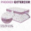 Καλάθι ραπτικής Vintage Design για είδη ραπτικής DIY, Κομψός σχεδιασμός με διπλή στρώση 5
