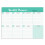 Undated Weekly Planner, Large Weekly Planning Pad with Matching Notepad Functional Layout for Daily Task Management, Priority Highlight Boxes Free 1