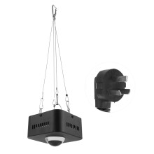 Lâmpada de cultivo com tecnologia LED CREE COB, controle de brilho regulável para cuidados personalizados com as plantas, sistema de resfriamento