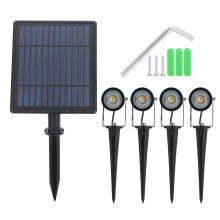 Refletores solares externos à prova d'água com LED para segurança, iluminação paisagística com energia solar, ativação automática do