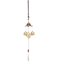 Feng Shui Glücksbringer-Windspiel aus Zinklegierung, dekoratives Windspiel mit chinesischem Element, klarer Klang, ideal für die Dekoration von