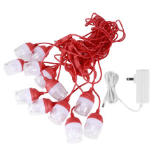LED String Lights High Luminous Flux Positive Color Waterproof IP65 Weather Resistant Outdoor Indoor Use Energy Efficient Festive Decoration With 12