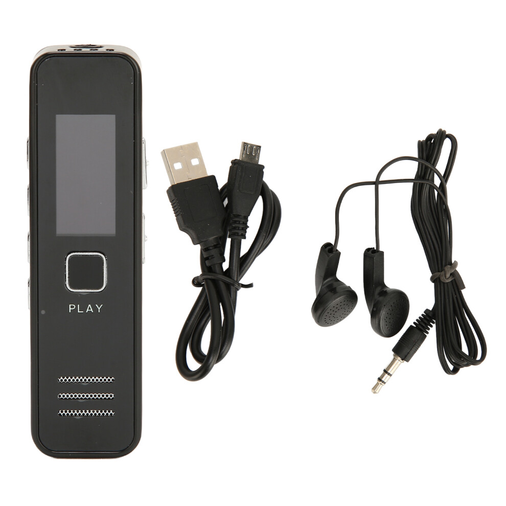 Digital Audio Voice Recorder With Password Protection, Mini Dictaphone Mp3 Player For Easy To Use, Powerful Functions 9138057341102