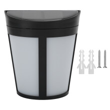 Applique da parete a LED con temperatura di colore regolabile, sensore crepuscolare per esterni, illuminazione a risparmio energetico per portico,