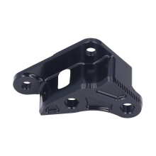 CNC Aluminum Motorcycle Brake Caliper Adapter for Vespa GTS300 GTV300 2020 Black