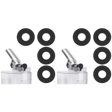 8pcs Silicone Replacement Stoppers for SLUSHi FS301/FS301C Drink Maker, Leak-Proof Spout Plugs