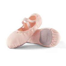 Dance Women's Ballet Shoes Stretch Canvas Split Sole Slippers Pink 5.5 UK For Girls And Adults