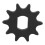 Premium 10T Sprocket Wheel - Cast Iron Rust-Resistant for Scooters 12