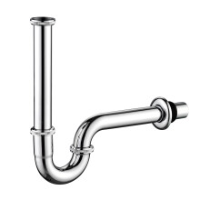 Bathroom Sink P Trap Brass Bottle Trap with Chrome Finish Basin Drain Pipe