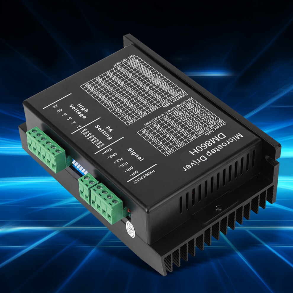 Dm860h Cnc Stepper Driver 32 Bit 2.4Â7.2A Ultra Quiet 18Â80Vac 4681379710903