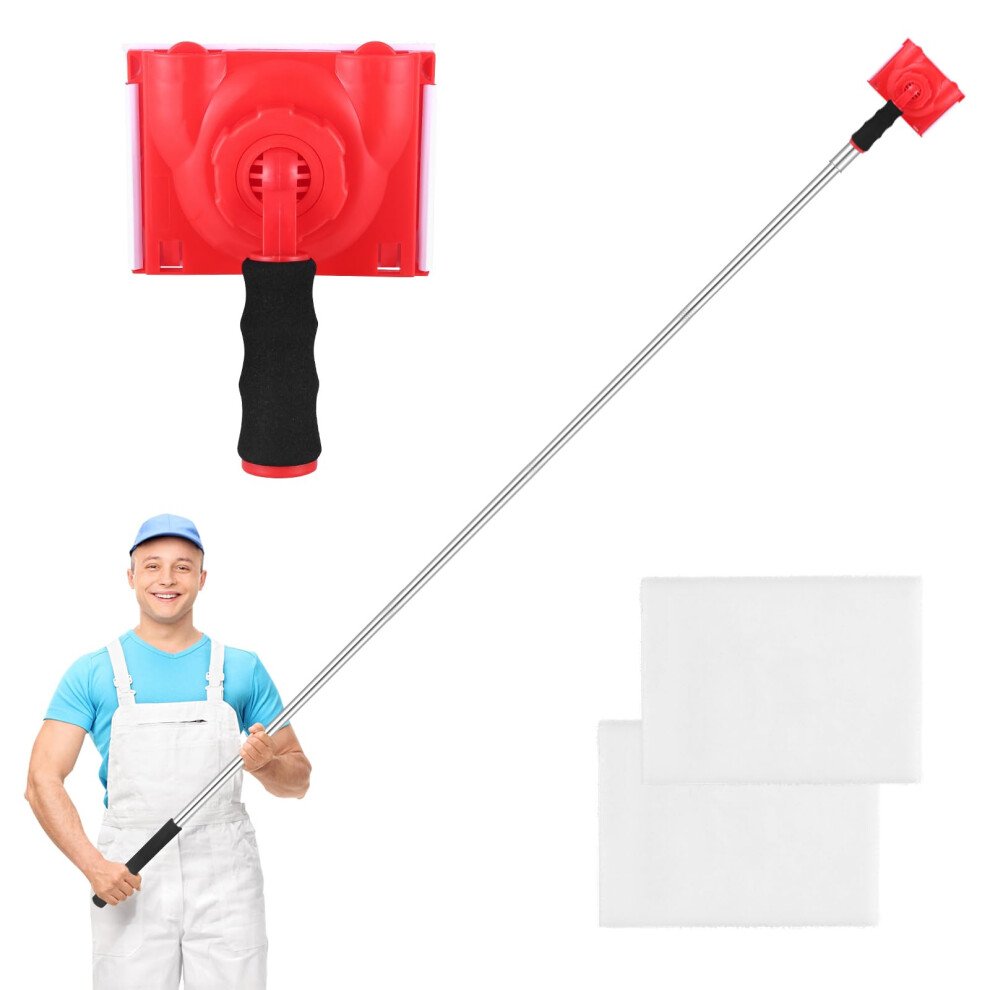 Paint Edger With Adjustable Long Pole, Precision Edge Painting Tool For Walls And Ceilings 9094768979778