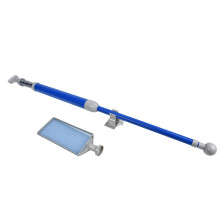 Manual Pool Vacuum Handheld With Brush Strong Debris Removal Ability Simple Pump Action Pool Cleaner No Hose Required For Hot Tubs And Swimming Pools