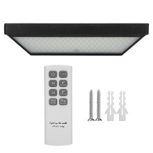 Motion Sensor Closet Lights Outdoor Waterproof LED Wall Lamp Solar Powered Rechargeable With Adjustable Brightness And Timing Function, Cool White