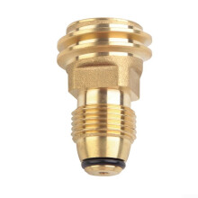 Brass Propane Refill Adapter for Grill and Heater with Secure Airtight Connection