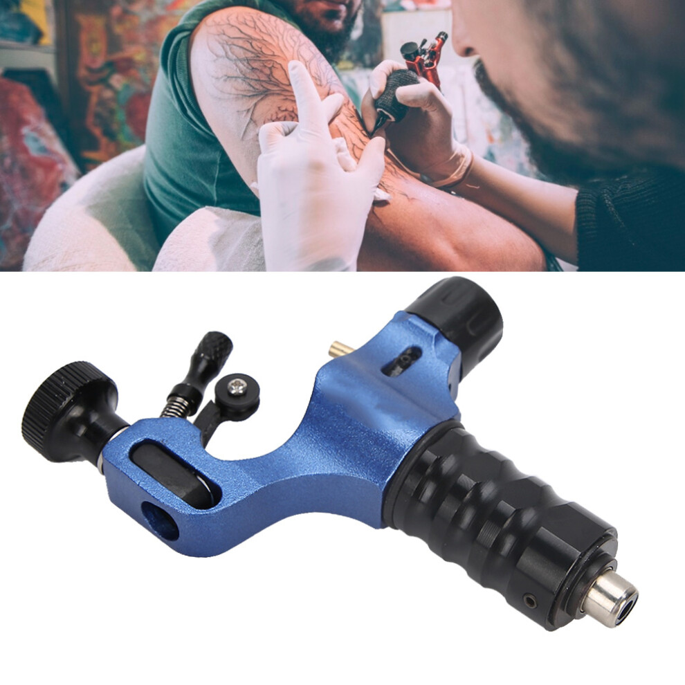 Blue Professional Portable Tattoo Machine With Strong Motor Rca Interface