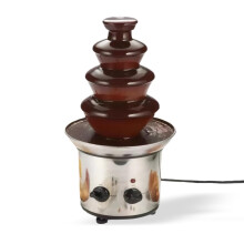 4 Tier Stainless Steel Chocolate Fondue Fountain, Large 60oz Capacity for Parties