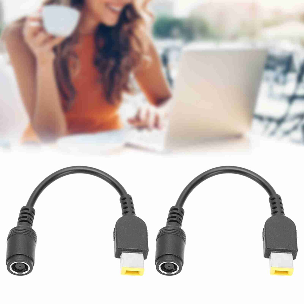 2Pcs Power Adapter Cable 5.5X2.1mm To 7.9X5.5mm For Thinkpad X1 T450s 5031379714293