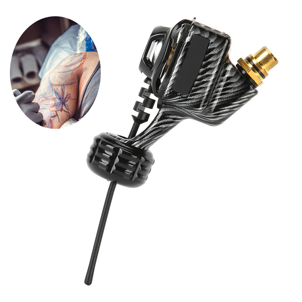 Black Professional Alloy Tattoo Machine Liner & Shader Rca Interface