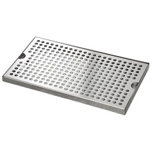 Stainless Steel Beer Drip Tray 30cm for Beer Towers with Removable Filter and Polished Finish