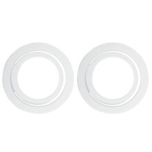 Whipped Cream Dispenser Gasket 4.8cm Food Grade Silicone LeakProof Replacement Seal 2 Pack White