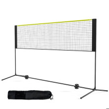 Badminton-Netz-Set-Duoku-3 m-Höhenverstellbares Volleyball-Netz-Tragbares Netz-Langlebige PE-Maschene