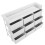 Stoffkommode - DUOKU - 9 Schubladen - Metallrahmen - LED-Lichter - Integrierte Steckdose 1