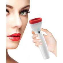 Electric Lip Plumping Device with Adjustable Suction Levels, Silicone Lip Enhancer for Instant Volume, White