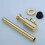 Brass Bottle Trap Brushed Gold Basin Waste Kit LeakProof Adjustable Height RustResistant 4