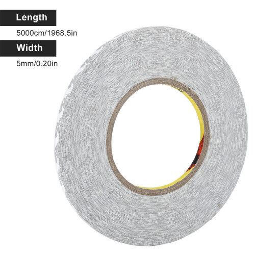 (2Pcs) Double Sided Tape for Phone Screens 2mm/3mm/5mm White 2
