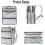 Waterproof PVC Tool Backpack with Transparent Mesh Design for Technicians and Cleanroom Use 3