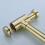 Brass Bottle Trap Brushed Gold Basin Waste Kit LeakProof Adjustable Height RustResistant 2