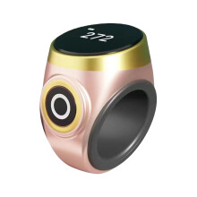 Finger Counter Clicker Ergonomic Mini Rose Gold Waterproof For Outdoor Walking Golf Math Classroom Exercise