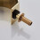 Gold Solid Brass Bathroom Faucet Double Handle Deck Mounted Waterfall Basin Mixer Hot Cold 4