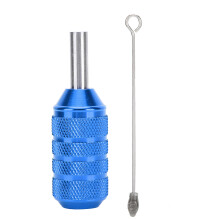 Cabos para máquina de tatuagem com textura antiderrapante, tubos descartáveis para agulhas de cartucho, unhas postiças, material de alta