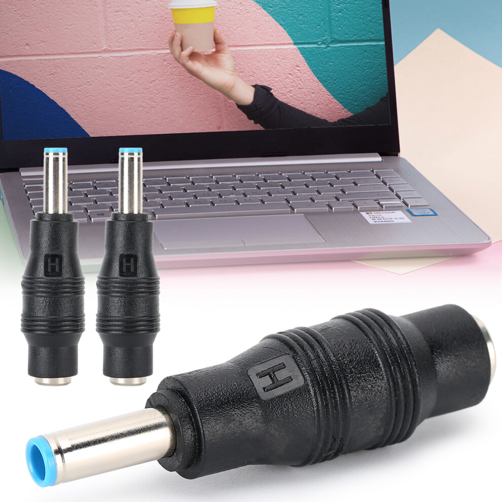 3Pcs Power Adapter Connectors 5.5X2.1mm Female To 4.5X3.0mm Male Black 8781379717462