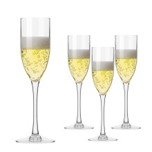 16 Pack Plastic Champagne Flutes 5oz Shatterproof Reusable Acrylic Glasses for Wedding Party