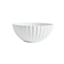 Ceramic Rice Bowl Large White Porcelain Dinnerware Set Microwave and Dishwasher Safe Elegant Design