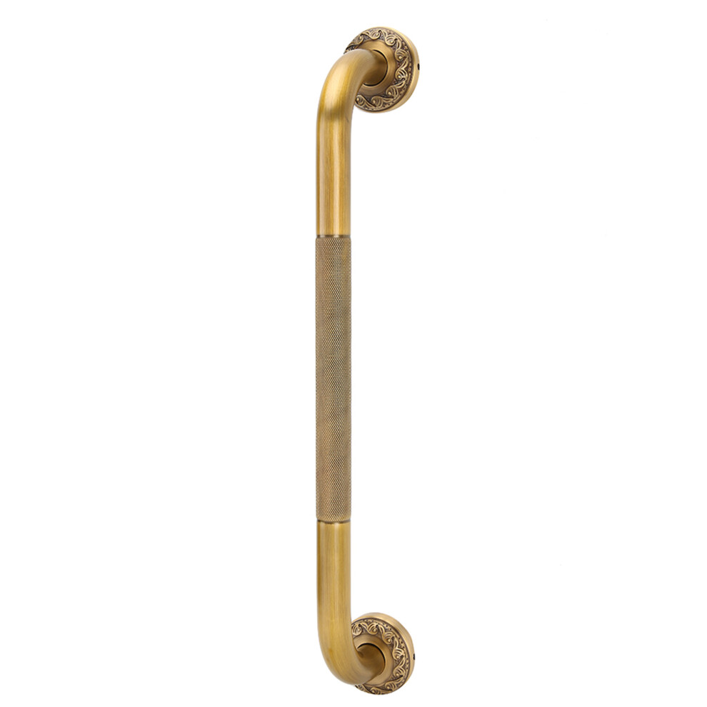 Antique Copper Bathroom Handrail 20in & 16.5in Elderly Shower Grab Bar