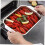 Stainless Steel Grilled Fish Plate Rectangular Baking Pan Oven Safe Cake Pan Dish Pan 5