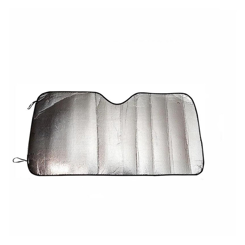 Blocks Uv Rays Sun Visor Car Windshield Sunshade Retractable Foil Sun Shade 140X70cm Uv Protection Universal Fit 9199774743372