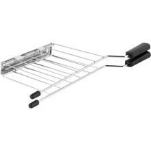 Stainless Steel Toaster Rack for Bread Warming with Even Heating Support and SpaceSaving Design